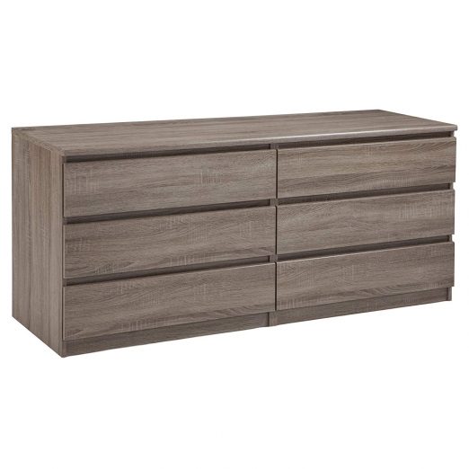 Scottsdale 6 Drawer Chest in Truffle